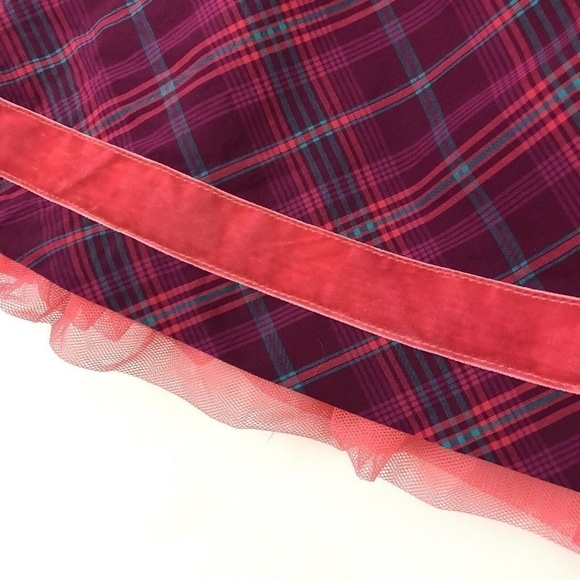 Matilda Jane Women's Medium M Circle Skirt Tinsley Skirt Style 19602B Plaid NWT - Picture 3 of 5